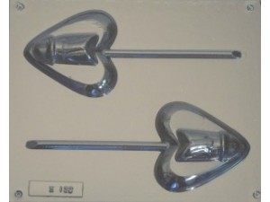 Penis Shape On Heart Mould 2 Cavity